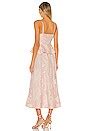 Keepsake Offset Midi Dress In Nude REVOLVE