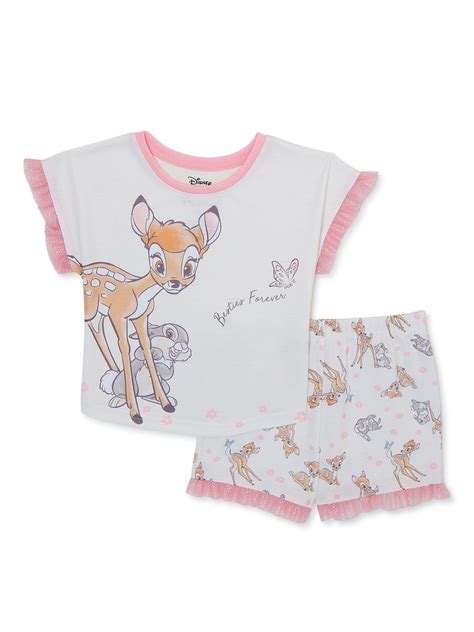 Bambi Toddler Girl Pajama Set, 2-Piece, Sizes 2T-5T - Walmart.com