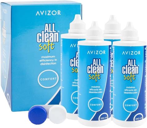 Avizor All Clean Soft Solution Nettoyante Pour Lentille De Contact