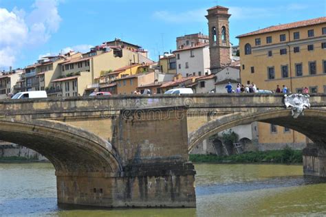 Florence Italy Building And Historical Structures Around The Arno