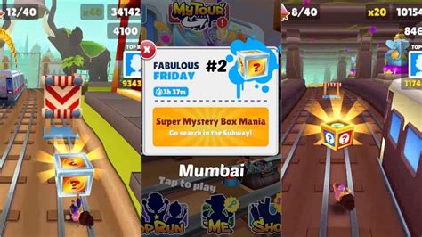 Subway Surfers Mumbai Fabulous Friday Super Mystery Boxes