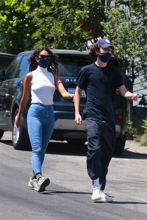 Eiza Gonzalez and Timothee Chalamet - Out for a hike in Los Angeles-09 | GotCeleb