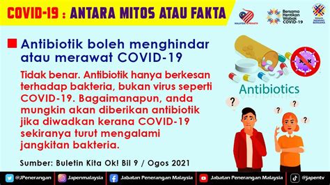 Jabatan Penerangan Malaysia On Twitter Adakah Antibiotik Boleh