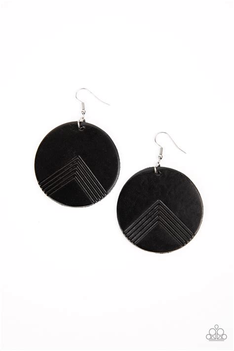 Paparazzi ♥ On The Edge Of Edgy Black ♥ Earrings Lisaabercrombie