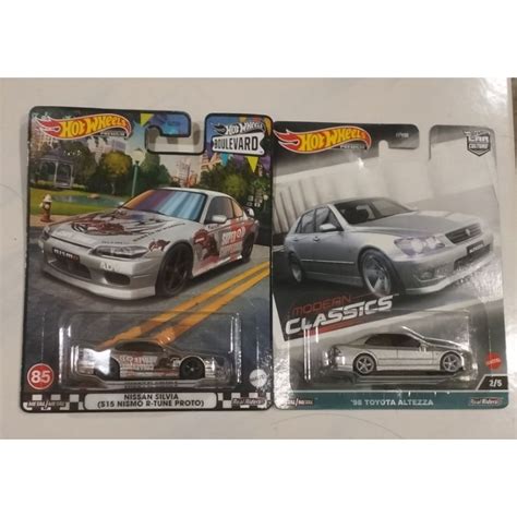 Hot Wheels Jdm Set Pcs Hot Wheels Nissan Silvia Toyota Altezza Shopee Malaysia