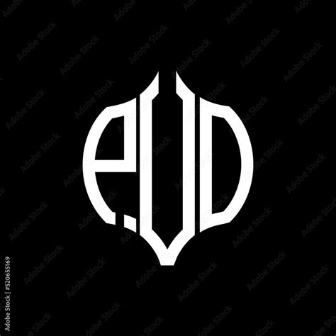 PVO letter logo. PVO best black background vector image. PVO Monogram ...