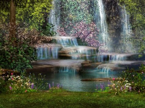 Bezaubernder Wasserfall Teile Grafika Puzzle Online Kaufen