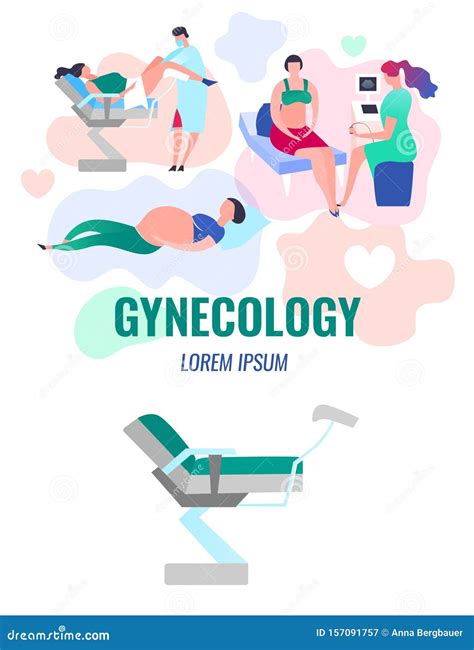 Gynecology Vector Illustration Stock Vector Illustration Of Hospital