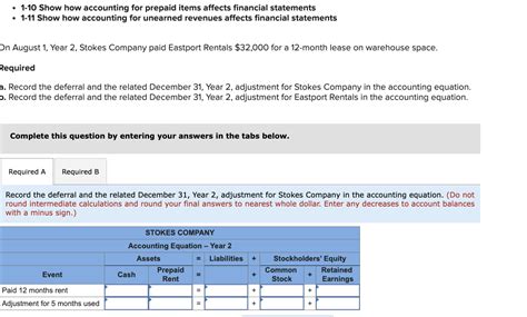 Solved Show How Accounting For Prepaid Items Affects Chegg