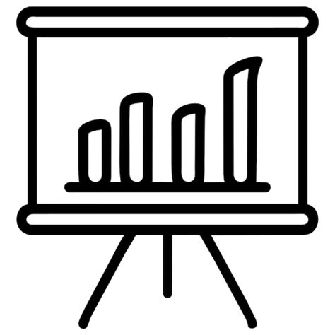 Premium Vector Presentation Chart Icon Outline