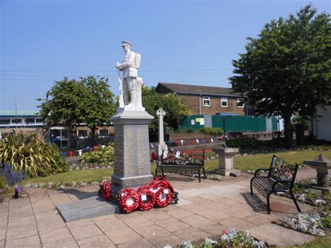 War Memorial Circa 20 Metres West Of Town Hall Ferryhill County