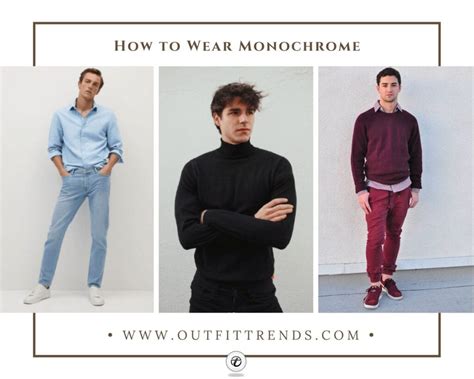 Monochrome Outfits for Men | 26 Ways to Wear Monochrome