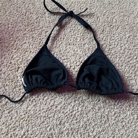 Xhilaration Women S Black Bikini And Tankini Tops Depop