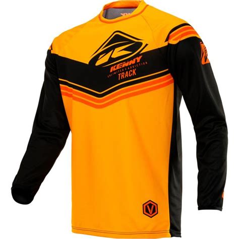 Maillot Cross Track Victory Kenny Noir Orange Moto Axxe Fr Maillot Cross