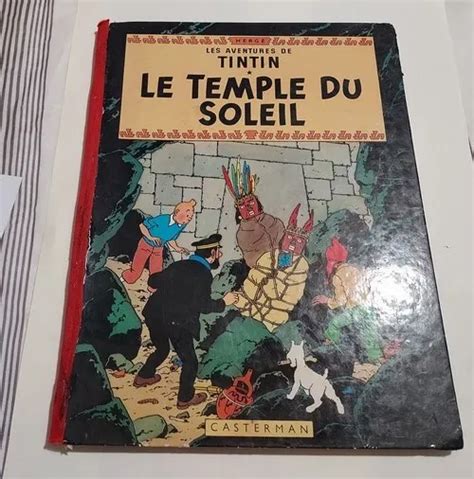 ALBUM DE TINTIN Ancien Le Temple Du Soleil EUR 10 00 PicClick IT