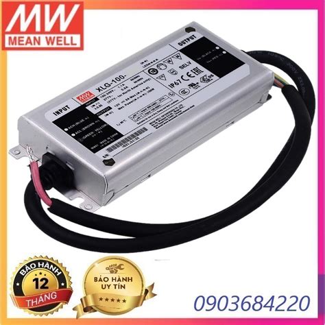 Nguồn LED Driver Meanwell XLG 100 24 96W 24V 4A Gia Lực Tech