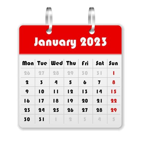 Premium Vector | Calendar january 2023