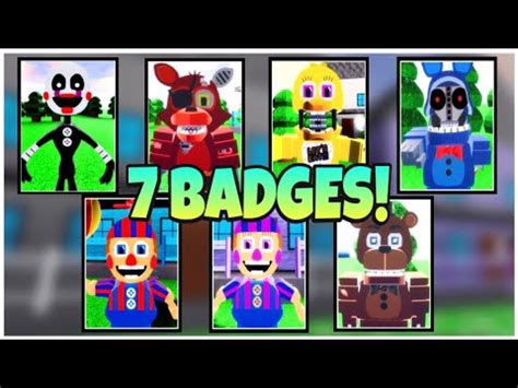 How To Get All Badges In Fnaf World Multiplayer Roblox Youtube