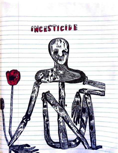 Nirvana Incestcide album cover fan art. I made this randomly at 11:00 ...