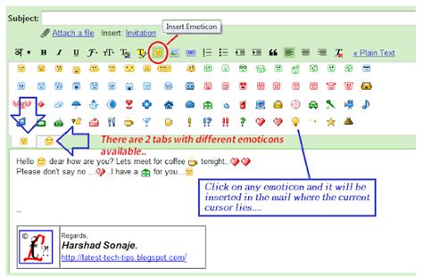 Now Insert Animated Emoticons In Mails In Gmail Latest Tech Tips