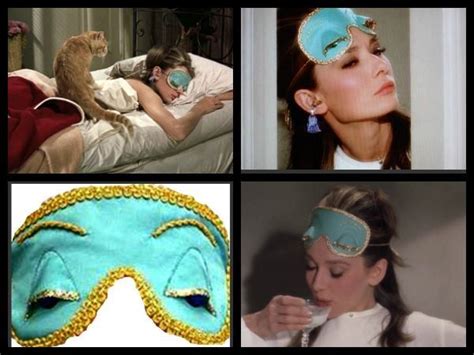 Breakfast At Tiffanys Sleep Mask Eye Mask Holly Golightly Audrey Hepburn 25 00 Via Etsy