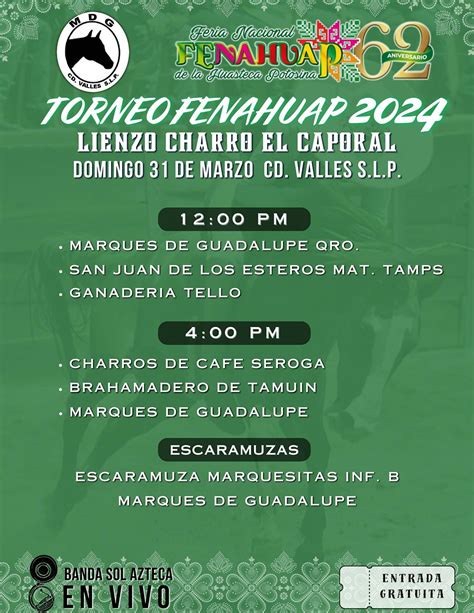 CIUDAD VALLES Torneo FENAHUAP 2024 La Voz De La Charreria