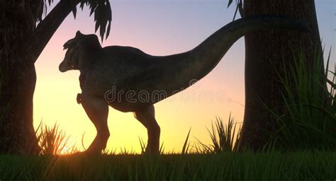 Extremely Detailed And Realistic High Resolution 3d Illustration Of An Extinct Dinosaur During