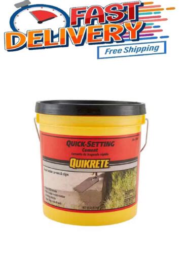 Quikrete 10 Lb Quick Setting Cement Concrete Mix Ebay