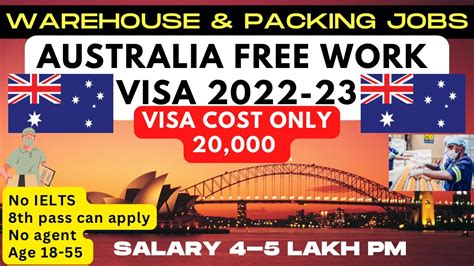 Australia Free Work Visa 2022 23 WareHouse And Packing Jobs In