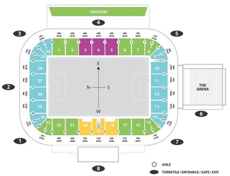 Stadium MK Seating Plan - Seating plans of Sport arenas around the World