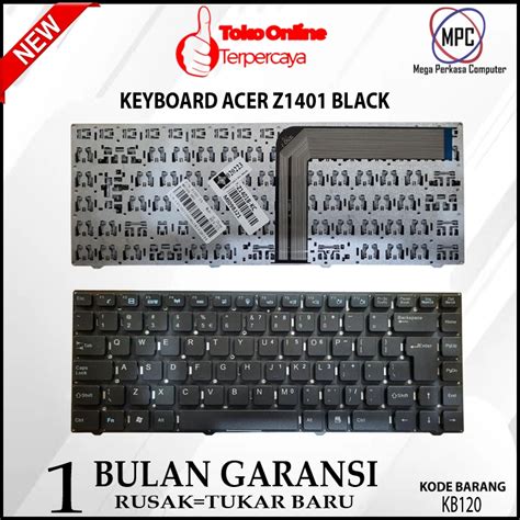 Jual Keyboard Laptop Acer One Z Z Z Series Black