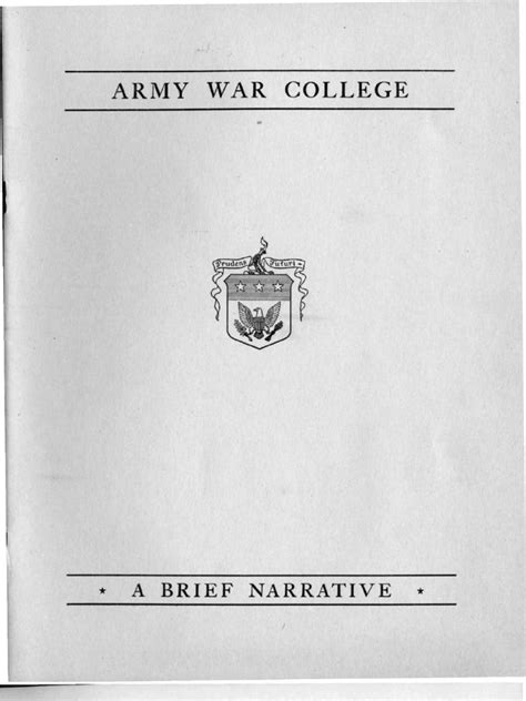 Army War College History (1951) | PDF | United States Army War College | United States Army