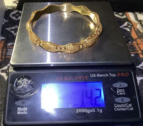 22k Saudi Gold Bangle Ebay