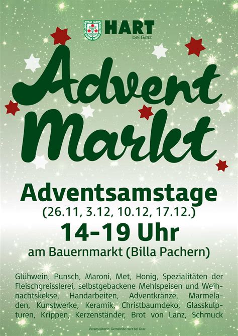 Adventmarkt Plakat Hart Julrich At