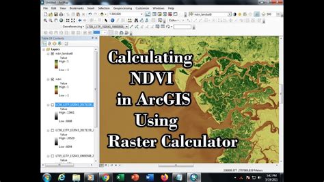 Calculate Ndvi On Landsat And Satellite Image Using Arcgis Hot Sex