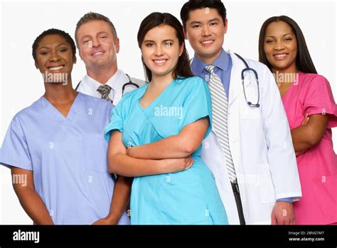 Diverse group of healthcare providers Stock Photo - Alamy