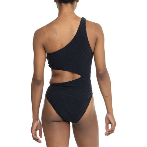 Speedo Asymmetrical Cut-Out One-Piece Swimsuit - Save 73%