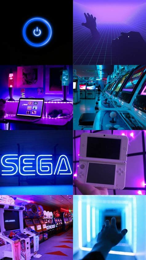 Aesthetic Wallpapers — Purple and Blue Gamer Aesthetic 💜💙🎮 Anonymous...