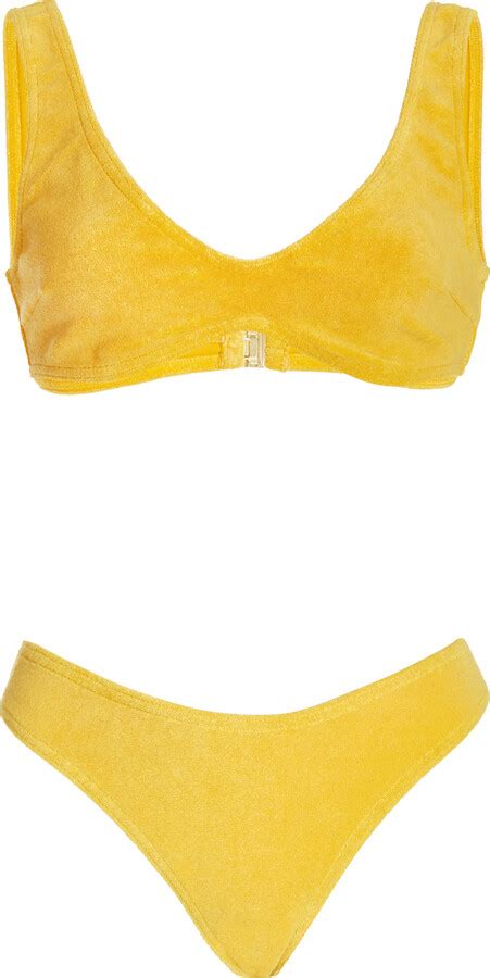 Zimmermann Jeannie Terrycloth Bikini ShopStyle Two Piece Swimsuits