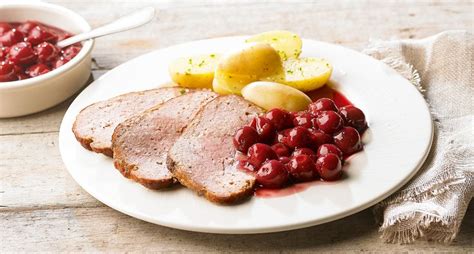 Vleesbrood met krieken Recept Vleesbrood Voedsel ideeën Eten en