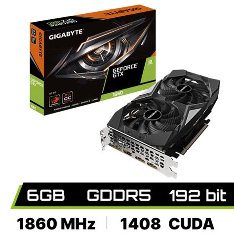 So sánh Card màn hình Gigabyte Geforce GTX 1660 6GB và VGA MSI GTX 1050