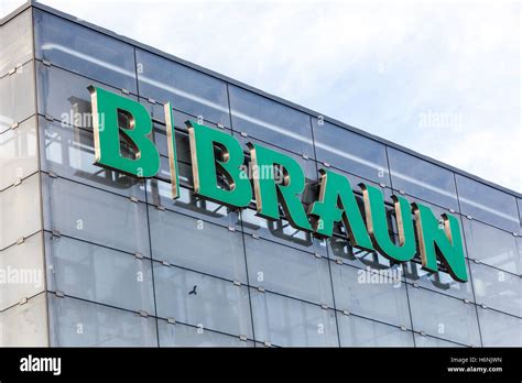 B Braun, logo, sign, Prague, Czech Republic Stock Photo - Alamy