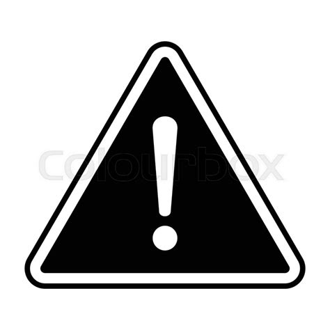 Vector Danger Symbol Warning Stock Vector Colourbox