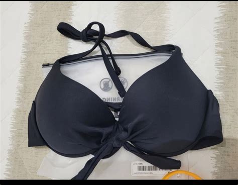 Sexy Black Halter Push Up Bikini Top Women S Fashion Swimwear