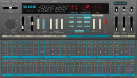 Fury 800 By Full Bucket Music VA Synthesizer Plugin VST VST3 Audio