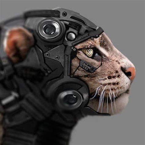 Robot animal, Robot concept art, Cyberpunk art