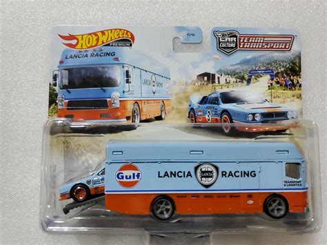 Hot Wheels Lancia Rally Euro Hauler Car Culture Team Transport Team Transport