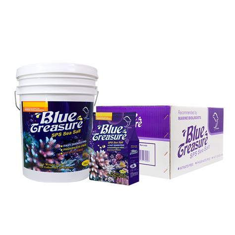 Blue Treasure SPS Sea Salt For Saltwater Marine Aquarium Tanks