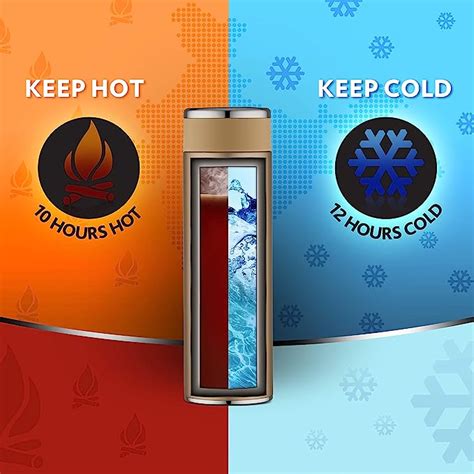Borosil Travelsmart Rose Gold Hot N Cold Flask For Employees