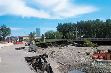 Calgary Roads Plagued By Sinkholes After Severe Flooding